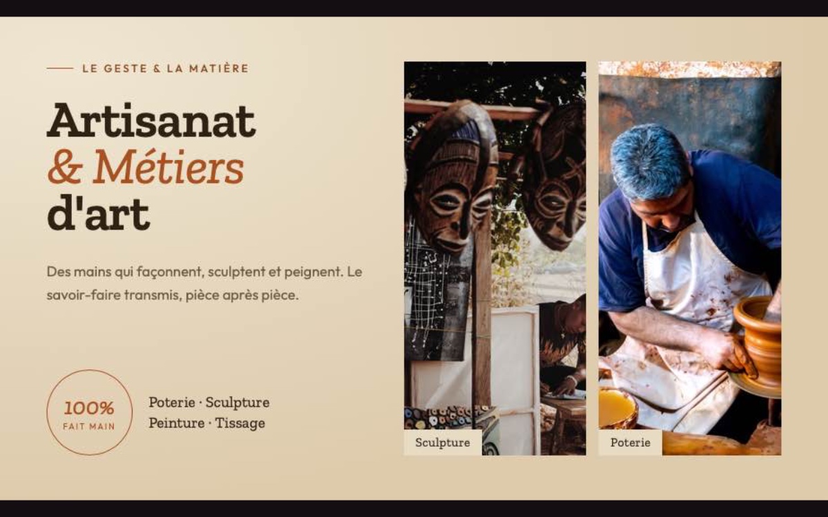 Artisanat & métiers d'art
